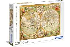 Clementoni Kolekcja Muzeum Puzzle, Wielokolorowy, 2000 Elementów