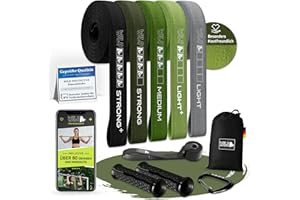 ‎WILD INSTINCTS Wild Instincts Fitnessbänder aus Stoff/Widerstandsbänder Lang/Gymnastikband Stoff/Fitnessbänder Lang/Trainingsbänder/Long Resistance Bands/Sportbänder Fitness