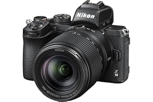 Nikon Z50 + Z DX 18-140 VR + Lexar SD 64 GB Fotocamera Mirrorless, CMOS DX da 20.9 MP, Sistema Hybrid-AF, Mirino Elettronico (EVF), LCD 3.2" Touch, Video 4K, Nero [Nital Card: 4 Anni di Garanzia]