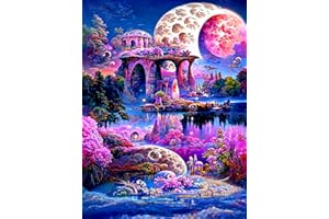 YZDZSW Diamond Painting, 5D Diamond Art Painting Kits, DIY Cross Stickerei Malerei Kits, Diamant Painting Bilder Crystal Art für Handwerk Wand Decor 30x40cm