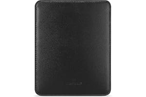 Comfyable Etui na czytnik e-booków, dokładnie kompatybilne z 6,8-calowym Kindle Paperwhite 5 (11. generacji 2021), etui ochronne ze sztucznej skóry PU, czarne