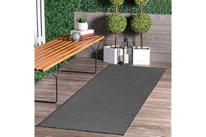 Jimri Dywan do wnętrz i na zewnątrz – odporny na warunki atmosferyczne, na balkon, taras, do ogrodu, salonu, kuchni – wytrzymały dywan podłogowy, odporny na promieniowanie UV i wodę – rozmiar 60 x 180