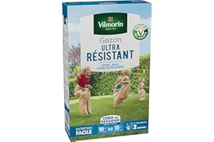 Vilmorin Gazon Ultra résistant Boite de 250 g, Vert