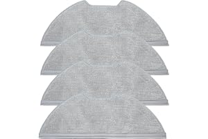 DianSung Accesorios de paño de fregona para Eureka NERE10s E10S E20 Plus, ​​para Obode A8 A8 Plus, para Midea M9 de Repuesto de Robot aspirador, ​​paño de Microfibra Suave
