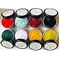 Assorted Velvet Touch Flock Powders by Get Inspired 8 Jars- 25ml Each
