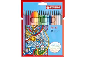 ‎STABILO STABILO - Premium-Filzstift - Pen 68-18er Pack