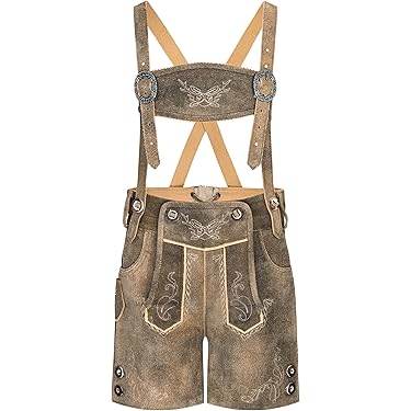 Oktoberfest-Kostüm Set Für Kinder - Lederhose Mit Hemd & Socken (2-12 Jahre)