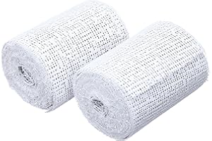 Mammut Spiel & Geschenk 144003 - Gipsbinden, 2er-Pack, Erweiterung für Gipsabdruck Set Babybauch, Doppelset, Zubehör, Ersatzteil, zum Abformen, im Kreativbereich, für Bastelfans