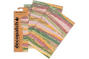 Decopatch Papier No. 509 (grün Mosaik, 395 x 298 mm) 3er Pack