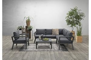Garden Impressions Aluminium Eck-Lounge Colorado, inklusive XL Sessel und wasserabweisender Kissen