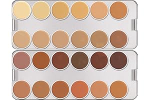 Kryolan Trucco TAVOLOZZA Vari Formati Make up bodypainting (Dermacolor, 24 Colori 71008K)