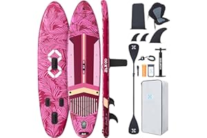 ZLX 350cm Extra Groß Stand Up Paddle Board mit Sitz Große Tragfähigkeit 550LB Inflatable SUP Board für Erwachsene Anfängerfreundlich Stabiles Anti-Rutsch-Deck, Pumpe, SUP Paddle