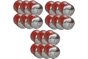 Alpen Camping IK006 400 ml / 190g Gaskartusche Propan-Butan Stechkartusche für Gaskocher Campingkocher Bunsenbrenner Lötbrenner EN417 Gas Block System