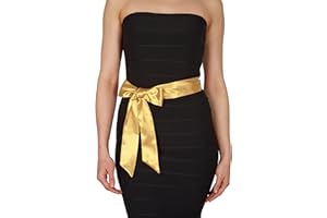 BlackButterfly Bridal Wedding Bridesmaid Satin Sash Belt