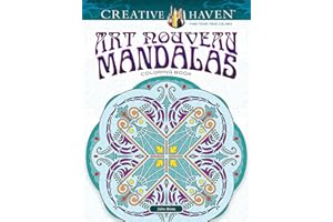 Creative Haven Art Nouveau Mandalas Coloring Book (Adult Coloring Books: Mandalas)