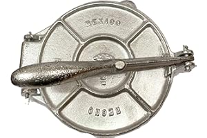 Mexican Mama Authentische Tortilla-Presse, 19 cm Durchmesser.