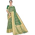 Glory Sarees Women's Kanchipuram Art Silk Saree With Blouse Piece