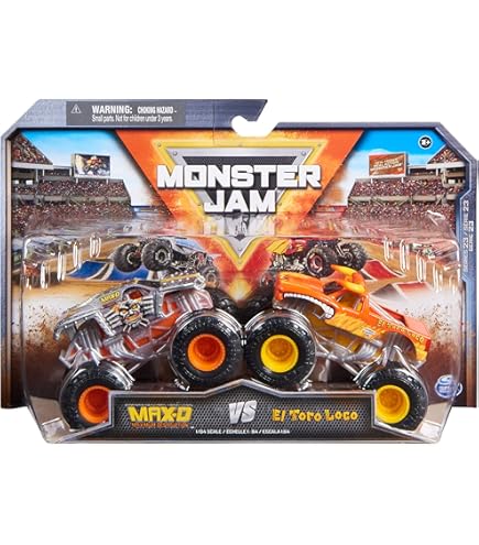 Monster Jam 8個セット割 Monster Jam 1:64 Series 28 Grave Digger vs Max-D : Amazon.co