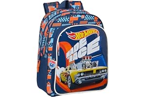 SAFTA MOCHILA INFANTIL ADAPT.CARRO HOT WHEELS "SPEED CLUB"