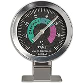 TFA Dostmann Buzdolabı termometresi analog 14.4011.60 paslanmaz &ccedil;elikten, -40 dereceye kadar buzluklar i&ccedil;in de uygundur, g&uuml;m&uuml;