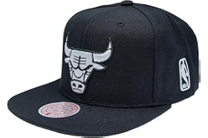 Mitchell & Ness NBA Flat Visor Snapback Basecap - verstellbar, Herren, Frauen, Kinder, Unisex, Frühling, Sommer, Herbst, Winter