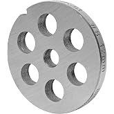 Disco Tritacarne In Acciaio Inox Da 12 Mm – Wolfcut, Compatibile Bosch, Kenwood, Jupiter (Misura 8, Ø62mm)