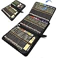 ZZONEART 96 Colored Pencils With Professional Graphite Charcoal Pencils, Sketching Drawing Pencils Art Set.Ideal for Beginners&Pro Artists Drawing Art, Sketching and Colouring