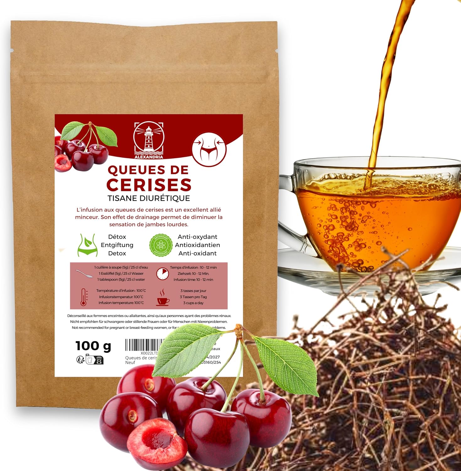 Prise en Main & Utilisation au Quotidien : Tisane queue de cerises Allié minceur perte d