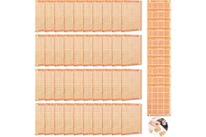 LIANGDIAN Lochrasterplatte 50 Stück Einseitige Leiterplatte Universale PCB Board Kleine Leiterplatine Prototyp DIY Lochrasterplatine für Löten Elektronische Experimente (5 * 7cm)