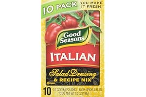 Good Seasons Italian Salad Dressing & Recipe Mix 0.7 oz. Pouch (Total of 10 Pouches) by Good Seasons