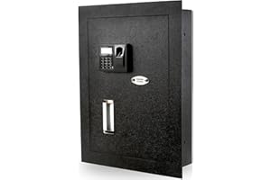 Viking Security Safe VS-52BLX Hidden in Wall Safe Biometric Safe Fingerprint Safe Black