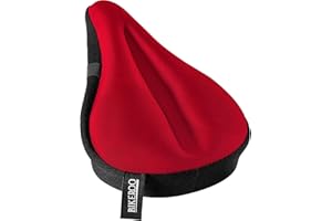 Bikeroo Coussin de Siège de Vélo d'exercice Le Plus Confortable - Housse Universelle de Selle