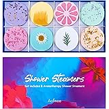 Aofmee Set di 8 Bombe Doccia Aromaterapia, Shower Bomb Con Oli Essenziali Naturali per Relax e Benessere, Idee Regalo Donna, 