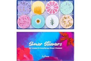 Aofmee Dusch Tabs Geschenkset, 8 Stück, Aromatherapie & Entspannung, kleine Geschenke für Frauen, Geburtstagsgeschenk Freundin, Dankeschön Geschenk, Weihnachtsgeschenke & Adventskalender Füllung