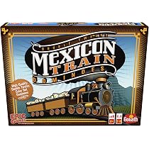 Kit D’Accessoires Pour Dominos Mexican Train – Plateau Central En Bois, 8 Marqueurs Métal, Carnet De Score
