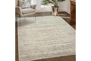 ‎SANAT SANAT Oslo Teppich für das Wohnzimmer - Teppich mit modernem Design, Geeignet für Wohnzimmer, Flur, Esszimmer, Schlafzimmer, Küche und Kinderzimmer - Creme, Größe: 200 x 290 cm