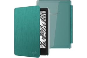 AMAZON Tout nouvel étui en tissu avec dos transparent pour Kindle Paperwhite (modèle 2024) et Kindle Colorsoft Signature Edition