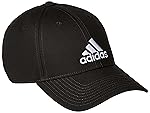 adidas 6 Panel cap Cotton Twill, Cappello Unisex Adulto, Nero/Bianco, Taglia Unica