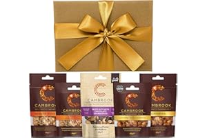 Luxury Sweet Nut Hamper | Caramelised Cashews & Peanuts, Chocolate Cranberries, Mixed Nuts | Luxury Snack Gift Box for Him & Her, Men & Women by WALTNEYS