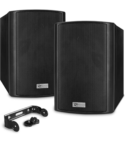 Power Dynamics Wall Mounted Audio System, 6x DS50AB Black Bluetooth Active Speakers, Multi Room - View #6