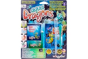 Kit de recarga Aqua Dragons con huevos, comida especial, una práctica cuchara, una pipeta y un libro de instrucciones, para niños a partir de 6 años