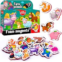20 Aimants Animaux 3D Pour Frigo - Résine Colorée - Enfants Et Déco - Multicolore