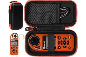 getgear Wetterzähler-Tasche für Kestrel Wettermesser, kompatibel mit Kestrel Elite, 5700/ 5700X, 5200, 5100, 5500, 2700, 3500, 3000, 3550, 2500, 1000 (schwarz)