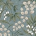 Superfresco Easy Persephone Duck Egg Blue Floral Wallpaper - Paste The Wall - Blue Wallpaper - Classy intertwining Floral Leaves Textured Design - Feature or 4 Wall Design - Suitable for Any Room