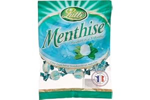 Menthise Fondant aux 2 Menthes, Pfefferminzbonbons Lutti, 250g