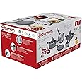 Aeternum, Madame Petravera 3.0, Batteria 8 pezzi, 2 padelle 20-24 cm, 2 casseruole 16-20 cm, 1 tegame 28 cm, 3 coperchi 16-20