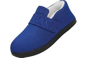 Mishansha Hiver Chaussons Homme Femme Chaud Pantoufle Antidérapantes Slippers Taille 36-49 EU