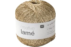 Laine LAME, Rico Design 002 Doré