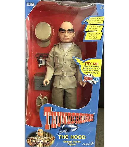 Thunderbirds The Hood Figure : Amazon.co.uk: Toys & Games