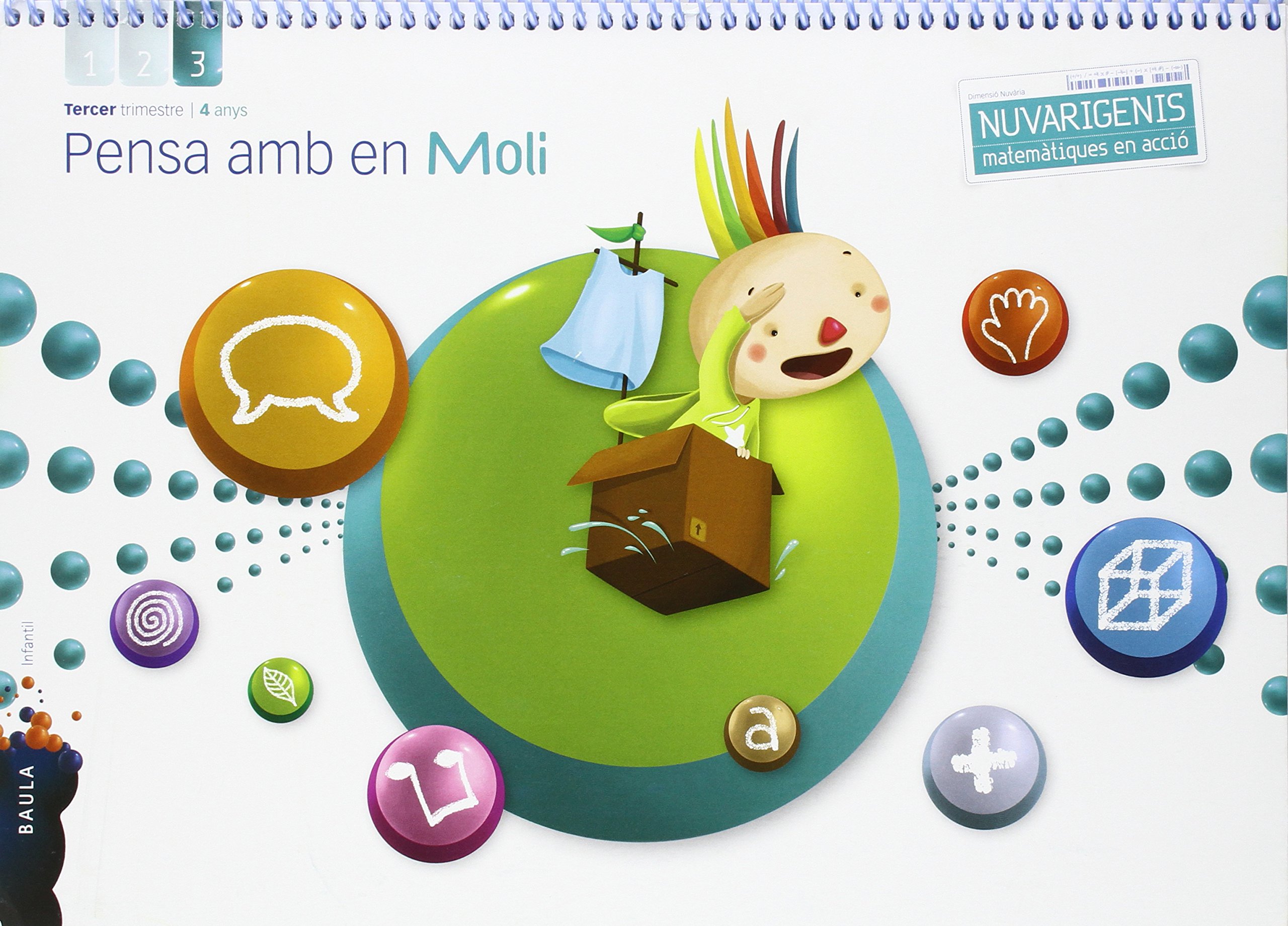 Pensa amb en Moli 4 anys 3r trimestre Nuvarigenis Infantil